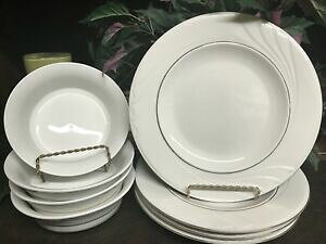 yzLb`piEHEE@Mu\S[fꏊݒfBi[v[gX[v{EGibson Everyday Golden Rapture 8 pc Place Setting Dinner Plate Soup Bowl