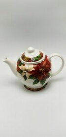 【送料無料】キッチン用品・食器・調理器具・陶器　番目の「ポインセチアホリー」カップティーポット222 Fifth Poinsettia Holly 5 Cup Teapot