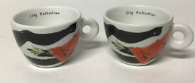 【送料無料】キッチン用品・食器・調理器具・陶器　イリーエスプレッソカップロットオブアンドレア・マネッティコーヒーカプチーノIlly Espresso Cups Lot Of 2 1994 by Andrea Manetti Coffee Cappuccino