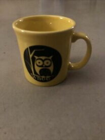 【送料無料】キッチン用品・食器・調理器具・陶器　新しいフィエスタルハロウィーンレア中止フーフクロウジャワイエローマグNew Fiestaware Halloween Rare Discontinued Whoo Owl Java Yellow Mug