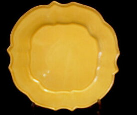 【送料無料】キッチン用品・食器・調理器具・陶器　イエロースカラップド・バイ・アーティスティック・アクセント・ディナープレートポルトガル製Yellow / Scalloped by Artistic Accents DINNER PLATE 11 1/2 MADE IN PORTUGAL
