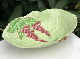 【送料無料】キッチン用品・食器・調理器具・陶器　カールトンウェアレトロリーフ形グレープデザインボウルCarlton Ware Retro Leaf Shaped Grape Design Bowl
