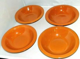 【送料無料】キッチン用品・食器・調理器具・陶器　のセット料理の色パンプキンオレンジ秋サラダスープシリアルボウルSet of 4 - CULINARY COLORS Pumpkin Orange Fall Autumn Salad Soup Cereal Bowls