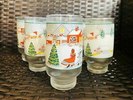 【送料無料】キッチン用品・食器・調理器具・陶器　三五サイレントナイトビバレッジセットオンスカップヴィンテージクリスマスグラスSango Silent Night Beverage Set of 8 13 oz Cups Vintage Christmas Glasses