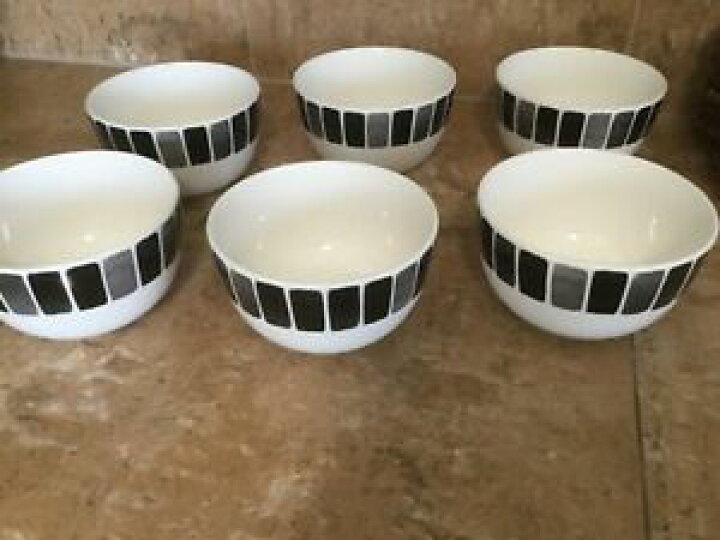 楽天市場】【送料無料】キッチン用品・食器・調理器具・陶器 マーサスチュワート家宝黒シリアルボウル6 Martha Stewart Heirloom  Black Cereal Bowls : hokushin