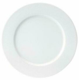 【送料無料】キッチン用品・食器・調理器具・陶器　フィリップ・デショウリエール・セイシェル・ホワイトディナープレートラージリムPhilippe Deshoulieres Seychelles White Dinner Plate Large Rim 11 D