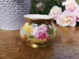 【送料無料】キッチン用品・食器・調理器具・陶器　アンティークロイヤルウスターハンド塗装ハドリーバラ花瓶ポットプーリAntique Royal Worcester Hand painted Hadley Roses Vase/ Pot Pourri