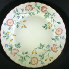 【送料無料】キッチン用品・食器・調理器具・陶器　チャーチルブライアローズディナープレートメイドイングランド花版花セットChurchill BRIAR ROSE Dinner 10”Plates Made England Floral Plate Flowers Set Of 4
