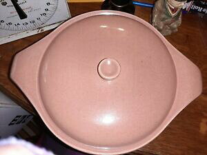 yzLb`piEHEE@bZCgX`[xrLZ[؎MbhR[sNRussel Wright Steubenville Casserole vegetable Dish w/ Lid Coral pink 9 1/4'' w