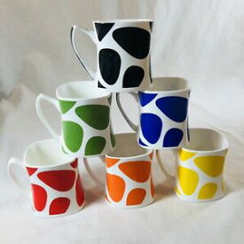 【送料無料】キッチン用品・食器・調理器具・陶器　マーベルファインボーン中国セットカップ多色美Marvel Fine Bone China Set Of 6 Cups Multicolored Beautiful