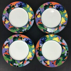 【送料無料】キッチン用品・食器・調理器具・陶器　クリストファースチュアートオプティマゴッホファインチャイナサラダプレートのセットSet of 4 Christopher Stuart Optima HK208 Van Gogh Fine China 8 1/2 Salad Plates