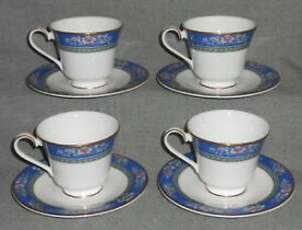 【送料無料】キッチン用品・食器・調理器具・陶器　セットロイヤル・ドルトン・ボーン・チャイナ・オースティン・パターンカップソーサーイングランドSet (4) 1993 Royal Doulton Bone China AUSTIN PATTERN Cups &amp; Saucers ENGL