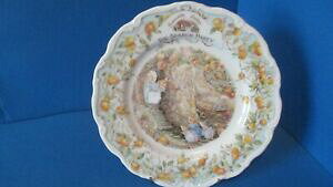 �y���������z�L�b�`���p�i�E�H��E�������E����@�u�����u���[�w�b�W�����p�[�e�B�[�{�[���������i���v���[�g BRAMBLY HEDGE 8 THE SEARCH PARTY BONE CHINA 1st quality PLATE