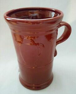 yzLb`piEHEE@z[}[tEtBGX^EVioEJv`[mR[q[Jbv}OJbvHOMER LAUGHLIN FIESTA CINNABAR CAPPUCCINO COFFEE CUP MUG 6 1/4