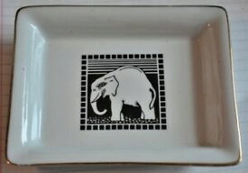 【送料無料】キッチン用品・食器・調理器具・陶器　リチャード・ジノーリ・アリストン磁器ディッシュメイド・イン・イタリア象装身具Richard Ginori ariston porcelain Dish Made in Italy elephant trinket