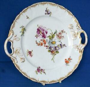 yzLb`piEHEE@AeB[NhXfhThCb`v[gAntique Dresden Porcelain Hand Painted Sandwich Plate
