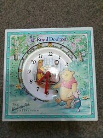 【送料無料】キッチン用品・食器・調理器具・陶器　ロイヤル・ダウルトンザ・くまのプーさんコレクションウォールクロックRoyal Doulton The Winnie the pooh Collection Wall Clock