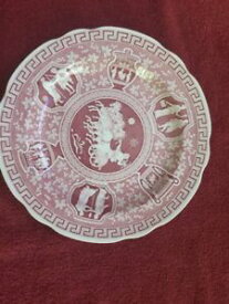 【送料無料】キッチン用品・食器・調理器具・陶器　スポデギリシャピンクと赤のチャリオットと馬のディナープレートインチSpode GREEK Pink And Red Chariot And Horses Dinner Plate 10.5 Inch