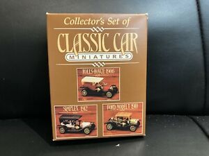 【送料無料】模型車 モデルカー ダイジェストヴィンテージコレクターセットクラシックカーミニチュアreaders digest vintage 1989 collectors set of 6 classic car miniaturesのサムネイル