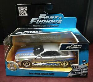 yz͌^ fJ[ uCAXJCCWFC_gCYt@XgXP[~jJ[brians nissan skyline gtr jada toys fast amp; furious 132 scale diecast car