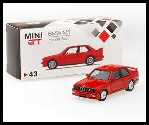 yz͌^ fJ[ ~jwibhfmini gt 43 bmw m3 e30 henna red rhd 164 tsm model tiny
