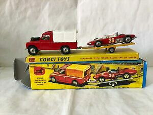 yz͌^ fJ[ R[M[gCYZbgh[o[tF[[VOJ[v{bNXcorgi toys gift set n17 land rover with ferrari racing car repro box