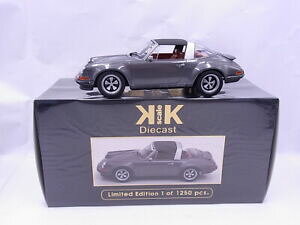 �y���������z�͌^�� ���f���J�[ �X�P�[���|���V�F�^���K�V���K�[�N�[�y���f���J�[�I���W�i���{�b�N�X69758 kkscale 180471 porsche 911 targa singer coupe model car 118 in original box