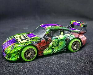 �y���������z�͌^�� ���f���J�[ �z�b�g�z�C�[���J�X�^���|���V�F�n���Nhot wheels custom porsche 911 gt2 993 incredible hulk livery