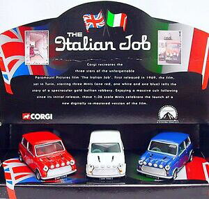 yz͌^ fJ[ R[M[X~jN[p[C^AWu[ZbgAcorgi toys 136 morris mini cooper italian job rally 3 car set 05506 mib03 rare
