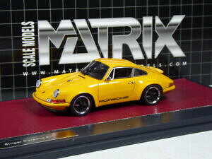 �y���������z�͌^�� ���f���J�[ �}�g���b�N�X�|���V�F�V���K�[�I�����Wki0321 matrix porsche 911 singer orange in 143 bnib