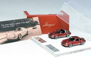 �y���������z�͌^�� ���f���J�[ �|���V�F�V���K�[���b�h���^���b�N164 tpmodel porsche 911 singer red metallic