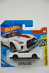�y���������z�͌^�� ���f���J�[ �z�b�g�z�C�[���o�[�W�����V���[�g�J�[�hhot wheels 17 nissan gtr r35 50th anniversary version car on short card