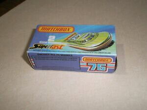 yz͌^ fJ[ }b`{bNXXL[zo[NtgIWi|matchbox 75 no 2 rescue hovercraft original empty box not a repo dated 1978