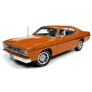 �y���������z�͌^�� ���f���J�[ �v���}�X�_�X�^�[�N�[�y�I�����W�I�[�g���[���hplymouth duster coupe 1970 orange 118 amm1239 autoworld