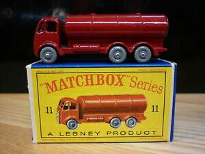 �y���������z�͌^�� ���f���J�[ �}�b�`���X�j�[�G�b�\�^���J�[�{�b�N�X�~���gmatchbox lesney 11b esso tanker mint in d box and gpw