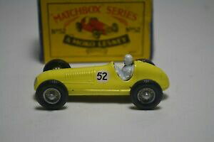 【送料無料】模型車 モデルカー レスニーマッチボックスマセラティレーサーレギュラーホイールミントlesney matchbox 52a5 maserati racer regular wheel near mint in box