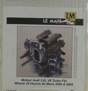 yz͌^ fJ[ }~j`A[^[AEfB^[{le mans miniatures lmengk112001 motor audi 36l v8 turbo fsi