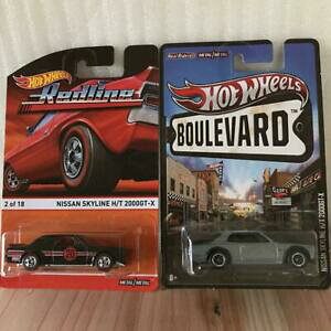 �y���������z�͌^�� ���f���J�[ �z�b�g�z�C�[���X�J�C���C���Z�b�ghot wheels nissan skyline 2000 gtx 2set