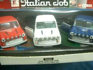 yz͌^ fJ[ ~gR[M[C^AWu~jN[p[gvZbgmint corgi the italian job mini cooper triple set large