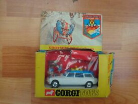 【送料無料】模型車 モデルカー ヴィンテージコーギーシトロエンサファリグルノーブルオリンピックボックスvintage corgi 499 citroen safari grenoble 1968 winter olympics almost nine box