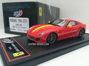 yz͌^ fJ[ ftF[bhXgCvCG[A[eBNbbr model 143 ferrari 599 gto 2010 redstripes yellow article bbrc 35b1