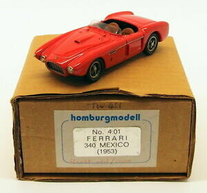yz͌^ fJ[ zuNfXP[WfJ[tF[LVRbhhomburg model 143 scale resin model car 401 1953 ferrari 340 mexicored