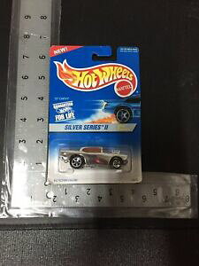 yz͌^ fJ[ A}ezbgzC[Vo[V[YVFr[rare 1995 mattel hot wheels silver series ii 57 chevy 3 of 4