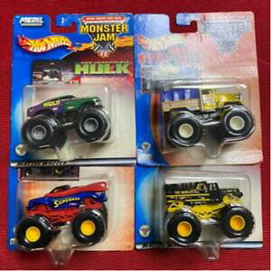 �y���������z�͌^�� ���f���J�[ �z�b�g�z�C�[�������X�^�[�W�����Q�[��hotwheels monsterjam very rare 4car game