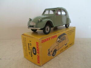 【送料無料】模型車 モデルカー フランスディンキーシトロエンボックスfrench dinky toys 558 citroen 2cv 196062 mib 9 in box very nice l k