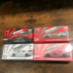 �y���������z�͌^�� ���f���J�[ �~�j�Z�b�gnissan gt mini lb gtr r35 4 sets