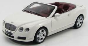 模型車 モデルカー スケールモデルベントレーコンチネンタルホワイトscale 【激安大特価！】 model 40％OFFの激安セール 118 2006 bentley white continental gtc