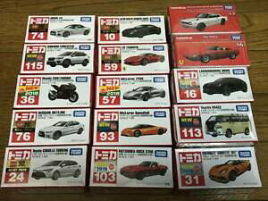 yz͌^ fJ[ g~JZbgfirst special commemorative issue specification tomica 15 units set