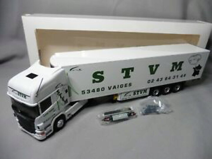 ELIGOR, SCANIA R450 4x2 SAT mit 3-Achs-Anhänger - Transport SAVEOL, 1/43, ELI