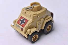 【送料無料】模型車 モデルカー チョロドイツファンクワゴンレトロタカラcombat choro q 272 german funk wagon c06 sand brown army 1980 retro takara